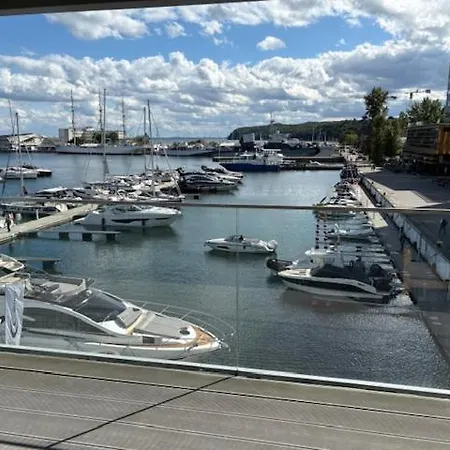 Lägenhet Faltom 12 Yacht Park Premium Sea View Gdynia